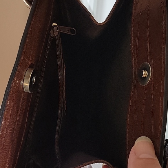 Wilson's vintage Italian leather crossbody bag - Picture 5 of 8